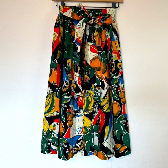 NWT JCrew Post Card Print Skirt. Size:8. Excellent condition ๐ - Picture 3 of 13